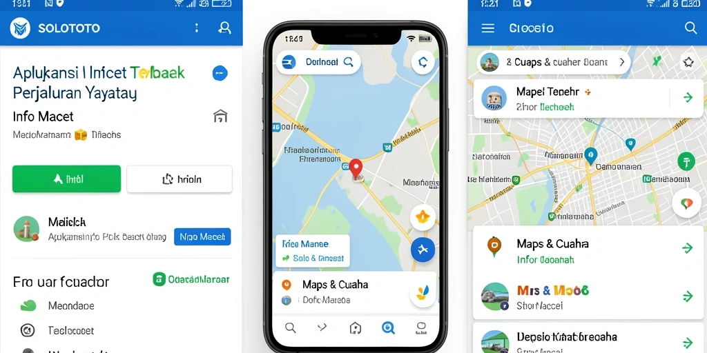 Antarmuka aplikasi SOLOTOTO menampilkan informasi kemacetan secara jelas.
