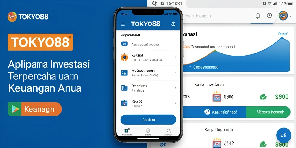 Tampilan antarmuka aplikasi TOKYO88 yang intuitif dan fungsional.